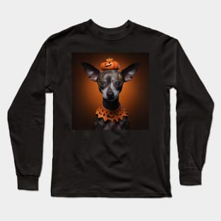 Xoloitzcuintli Halloween Long Sleeve T-Shirt